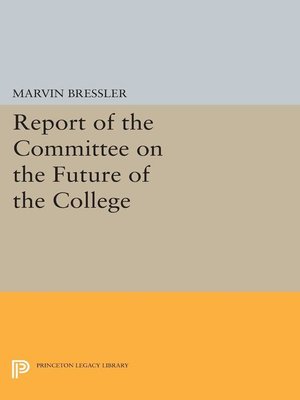 cover image of Report of the Committee on the Future of the College